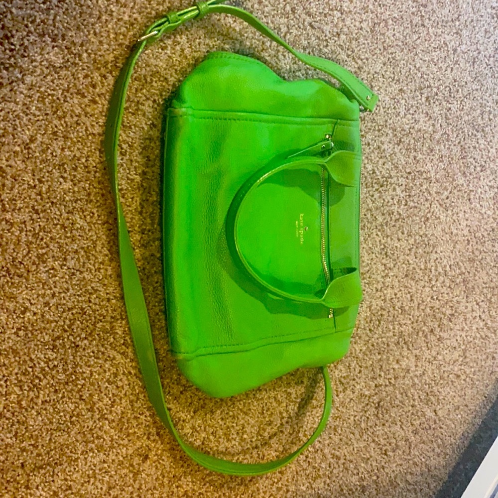Kate Spade green crossbody very cute!